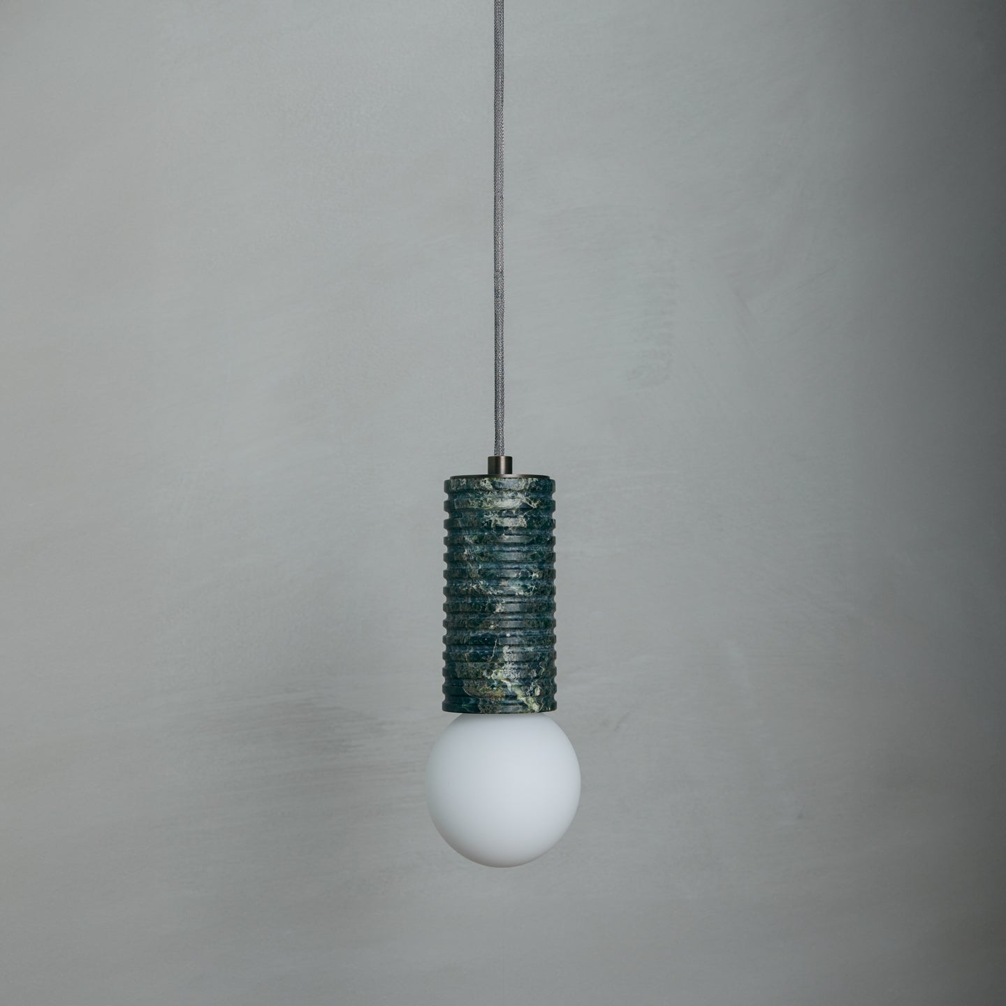 Alba ceiling pendant in verde guatemala — Studio Baldo