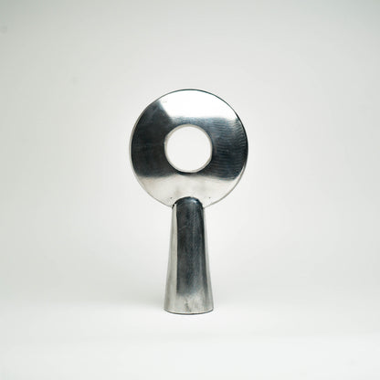 Rondo Polished Aluminum Small Sculpture
