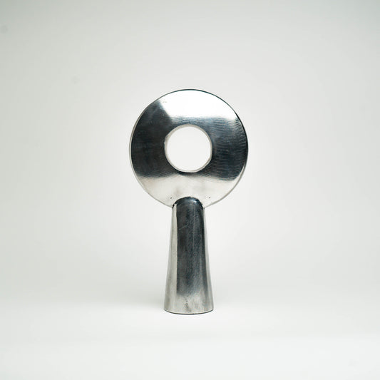 Rondo Polished Aluminum Small Sculpture