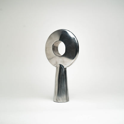 Rondo Polished Aluminum Small Sculpture