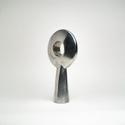 Rondo Polished Aluminum Small Sculpture