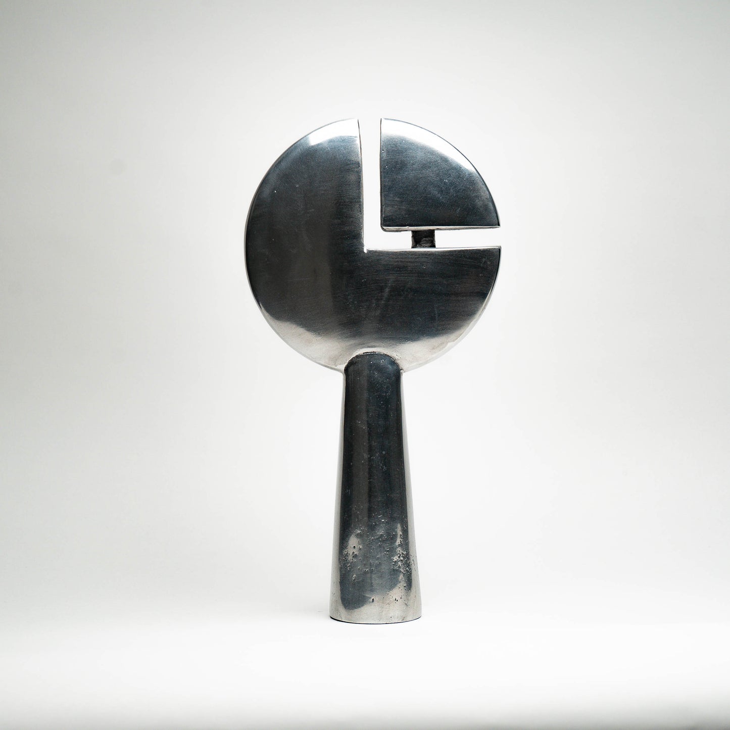 Quatro Polished Aluminum Sculpture Large