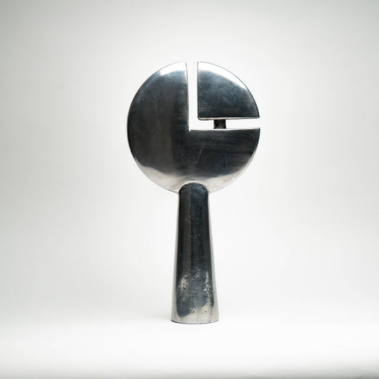 Quatro Polished Aluminum Sculpture Large