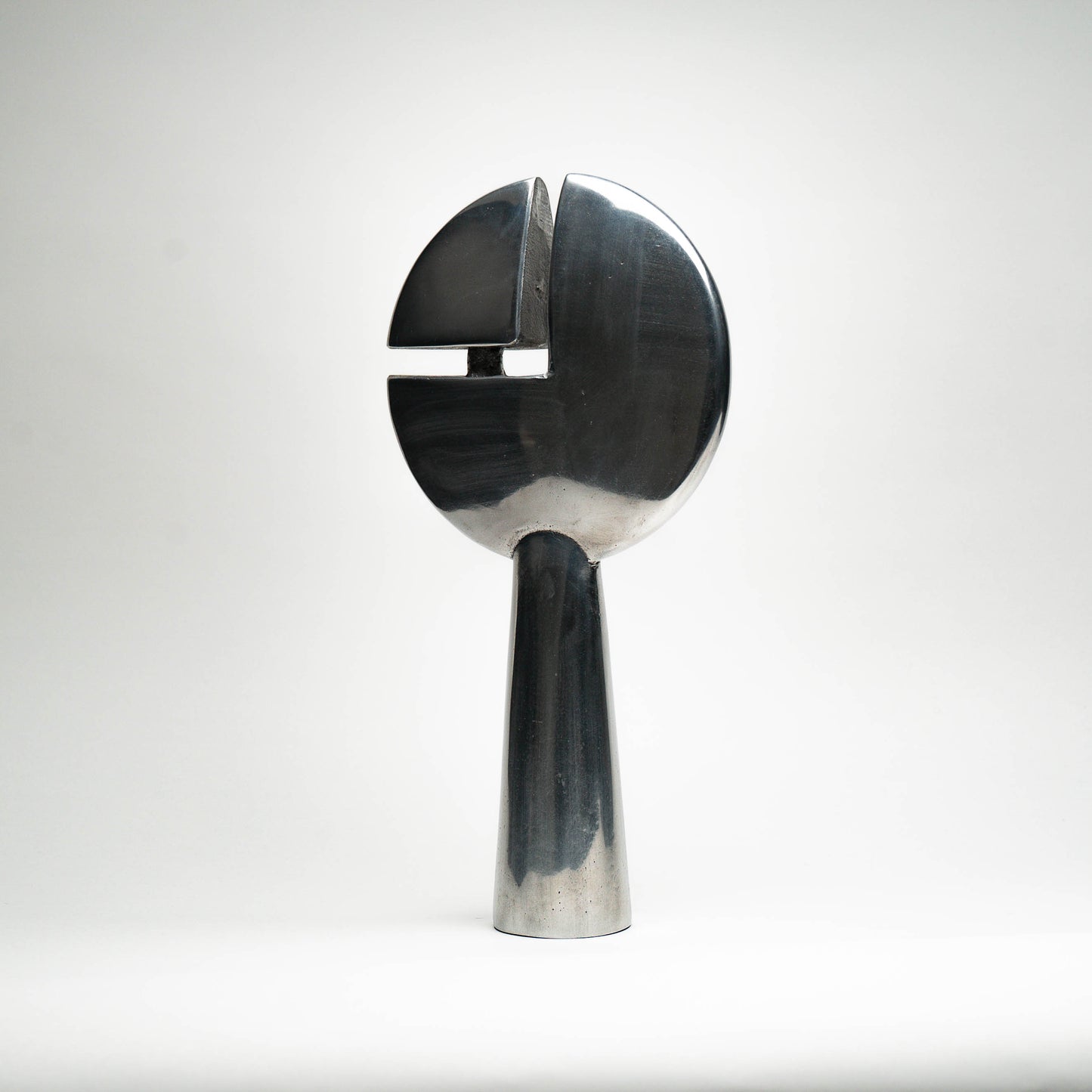 Quatro Polished Aluminum Sculpture Large