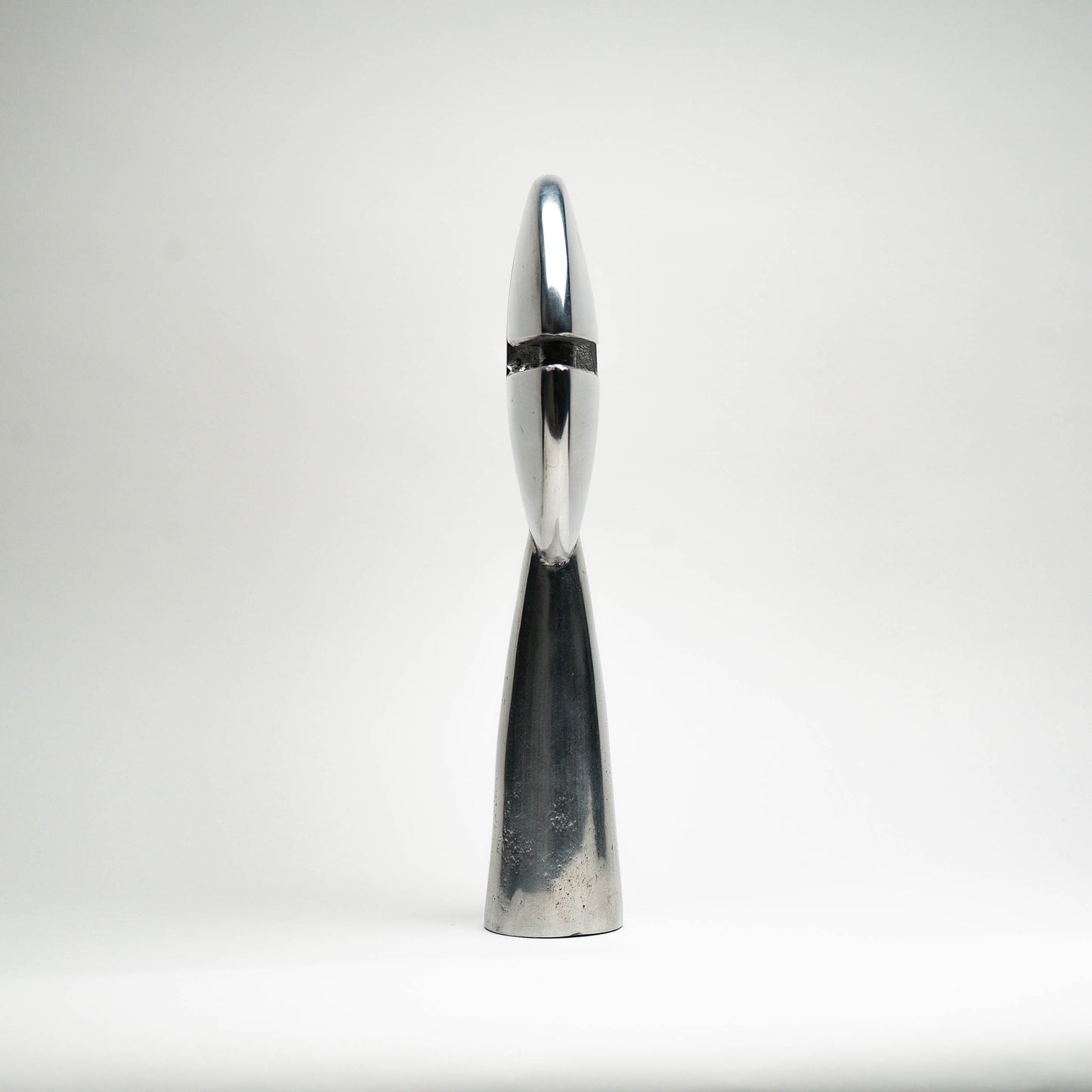 Quatro Polished Aluminum Sculpture Large