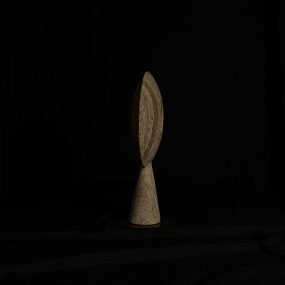 Pygg Travertine Marble Sculpture