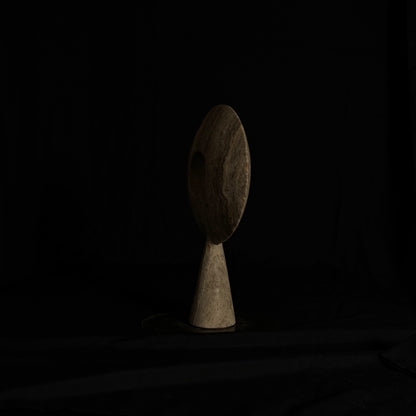 Pygg Travertine Marble Sculpture