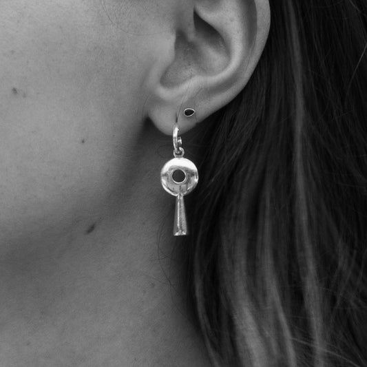 Rondo Sterling Silver 925 Ear Ring
