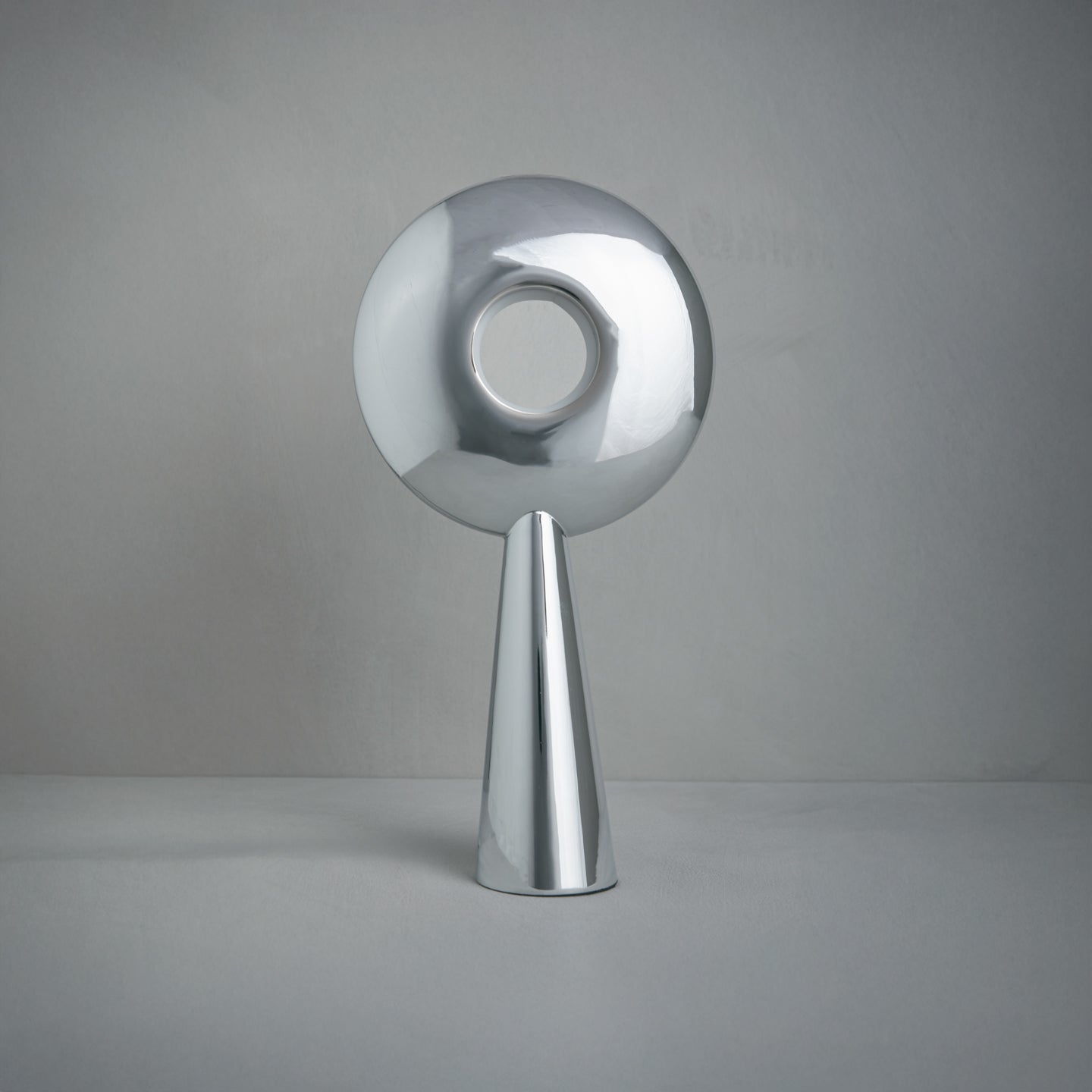 Rondo Table Lamp — Conical Metal Form Detail | Sculptural Table Lamp | Studio Baldo