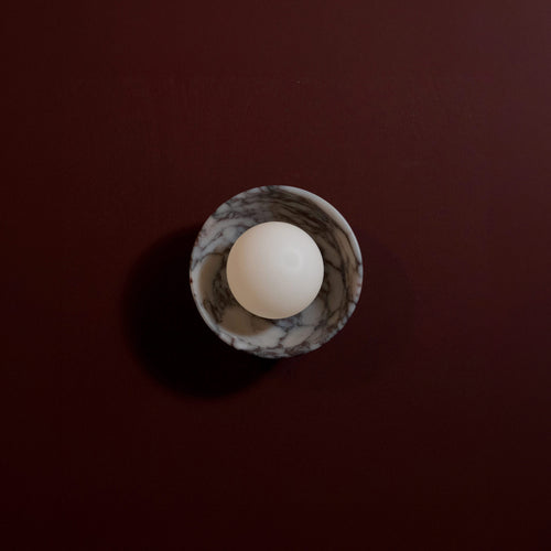 Bolo Wall Sconce, lit, Studio Baldo