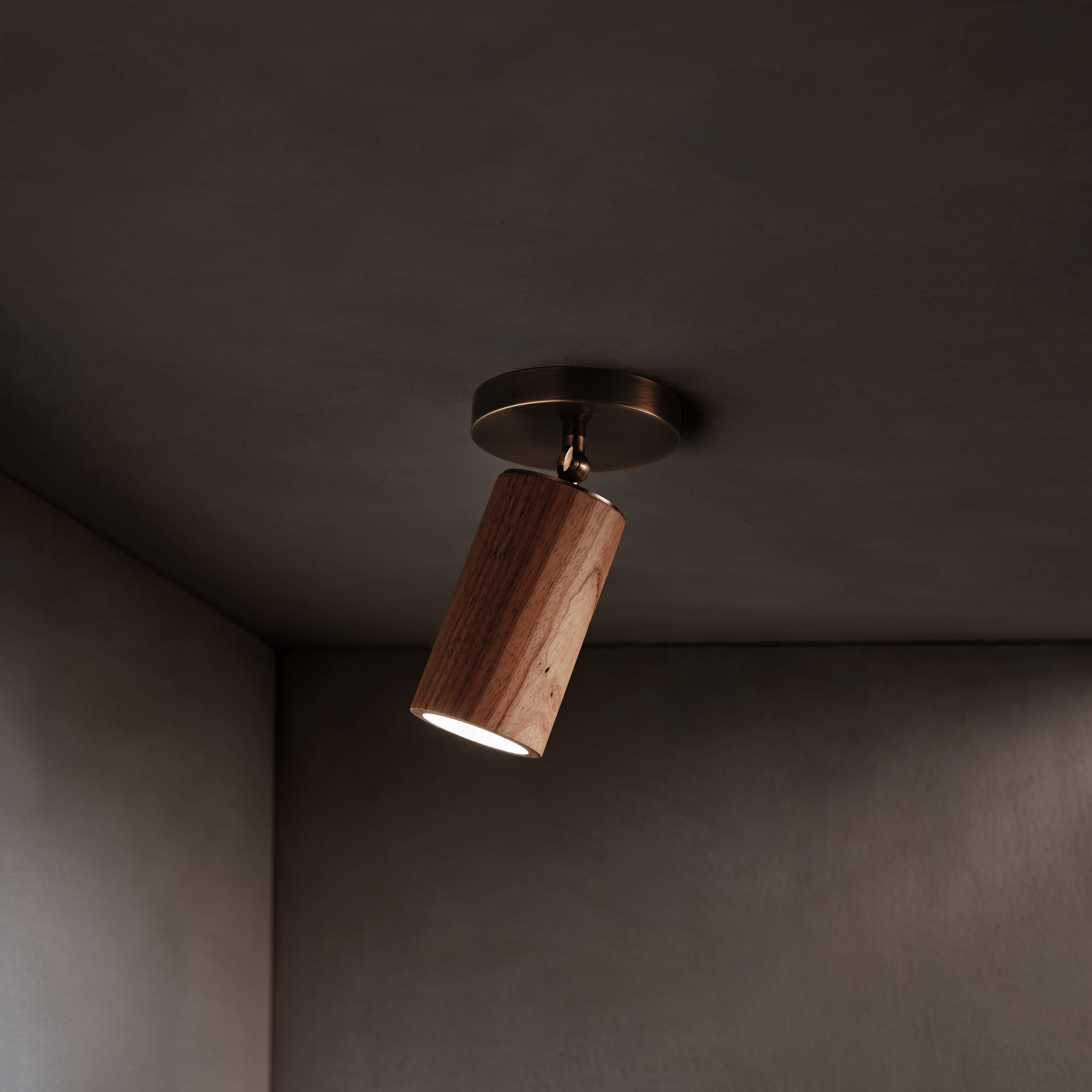 Rayo Ceiling Mount, lit, Studio Baldo